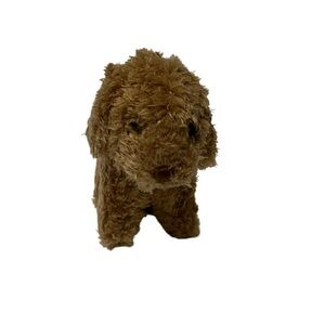 Small Brown Plush Stuffed Dog